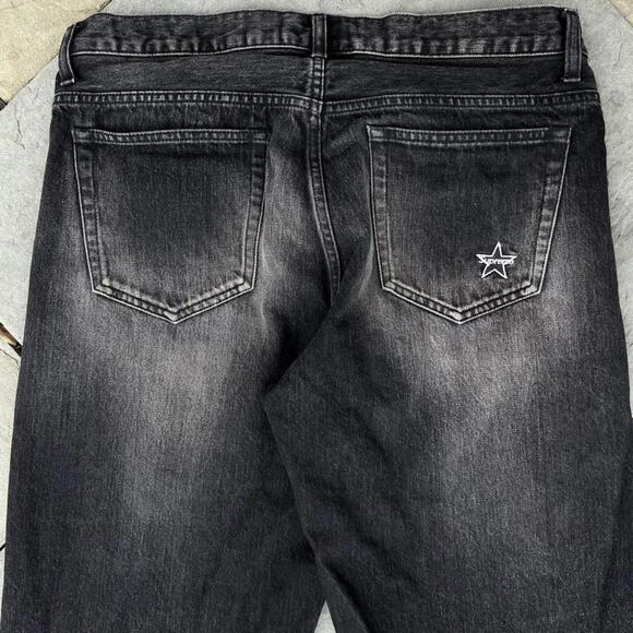 Supreme Japanese Selvedge Denim Loose Fit Black Jeans - Picture 6 of 8